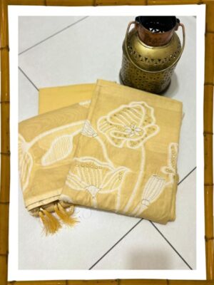 Refined Cotton Silk Bottom Fabric