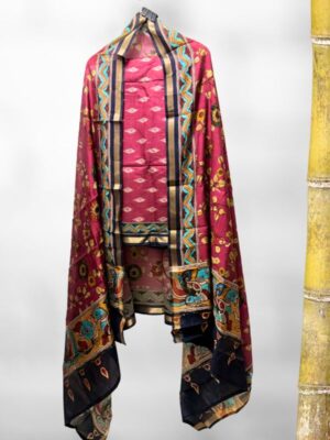 Premium Soft Cotton Silk Dress Material by Orange Hues